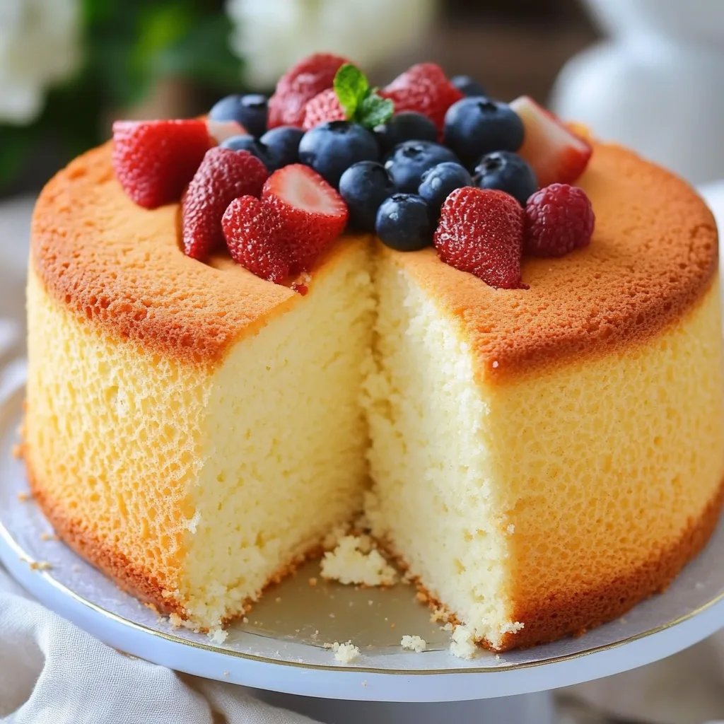 The Easiest Sponge Cake Ever: 3-Ingredient Recipe, No Stand Mixer Needed!