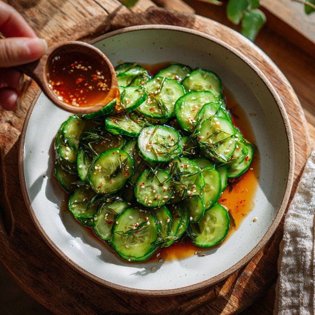 Easy Asian Cucumber Salad