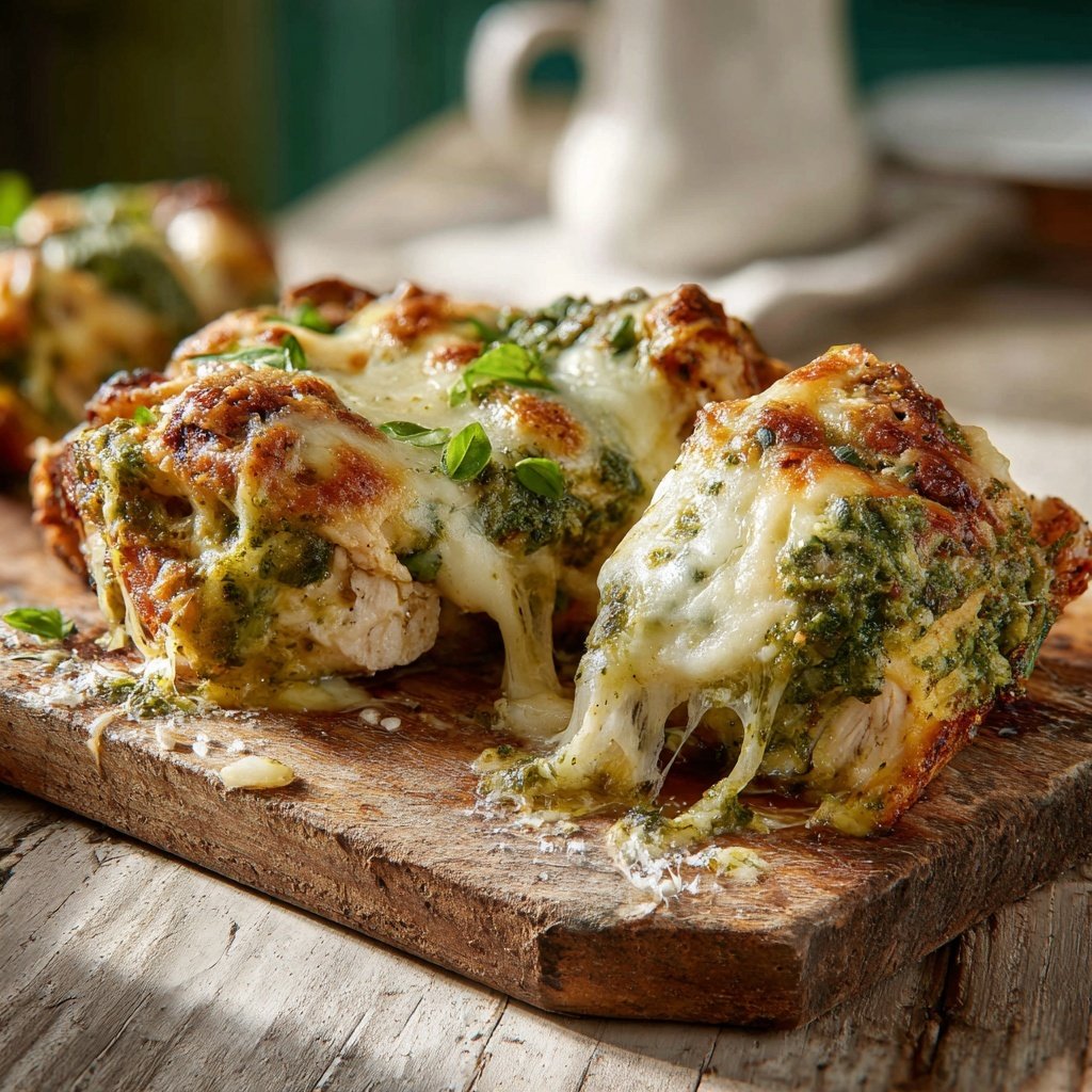 Creamy Pesto Chicken Bake