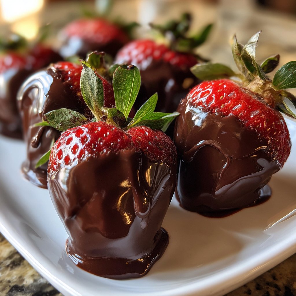 Homemade Chocolate Strawberries