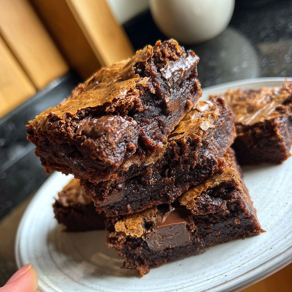 Fudgy Brownies Using Sourdough Discard