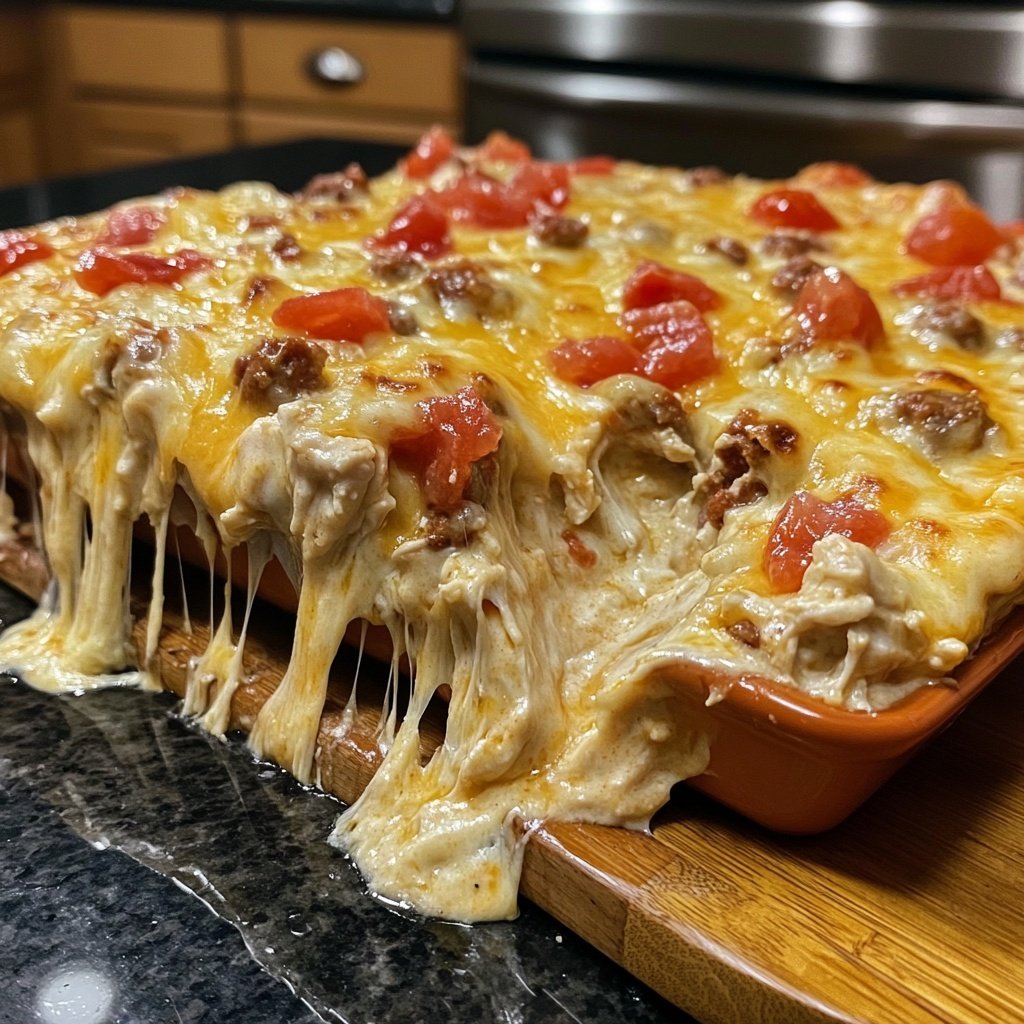 Dump-and-Go Crockpot Chicken Queso Dip