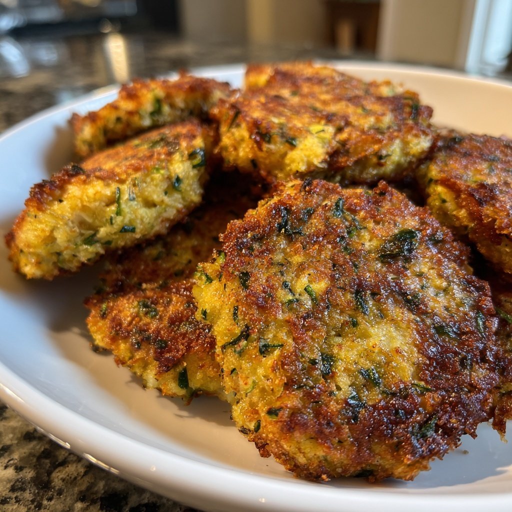 Baked Zucchini Veggie Patties