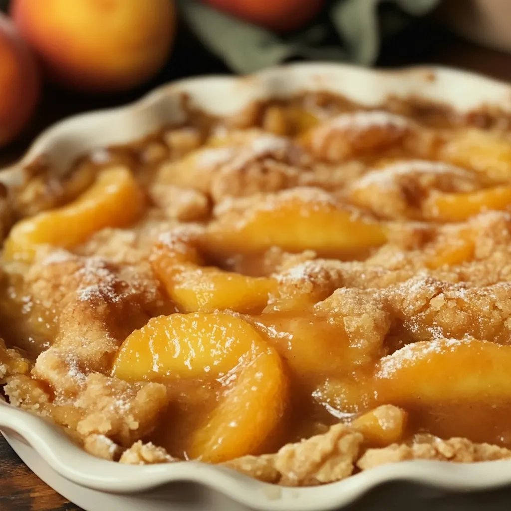 Fresh Southern Peach Cobbler