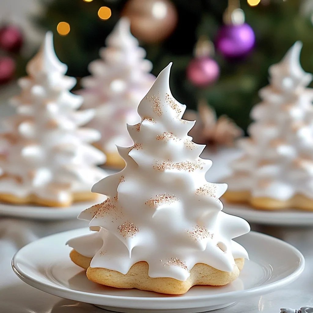 Tree Meringue Cookies: A Festive Delight for Your Holiday Table