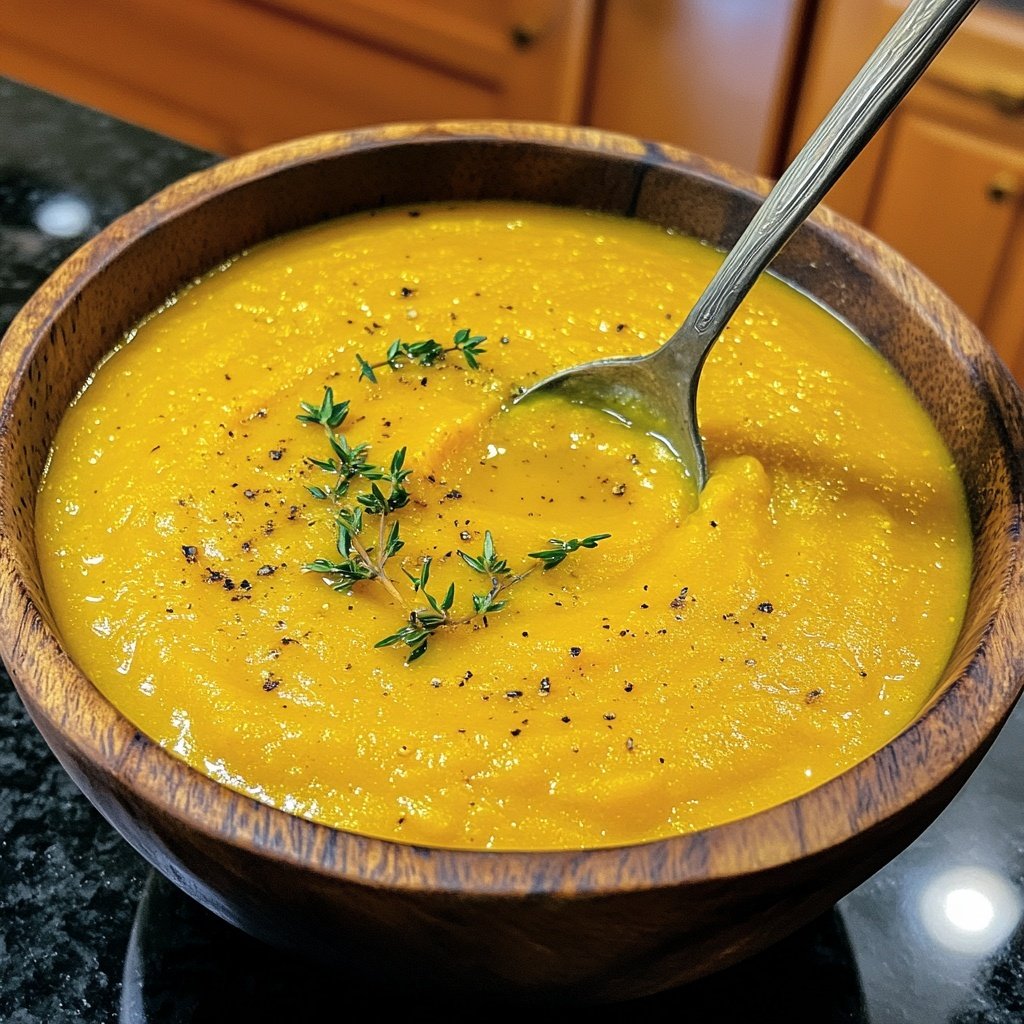 Squash Soup with Thyme