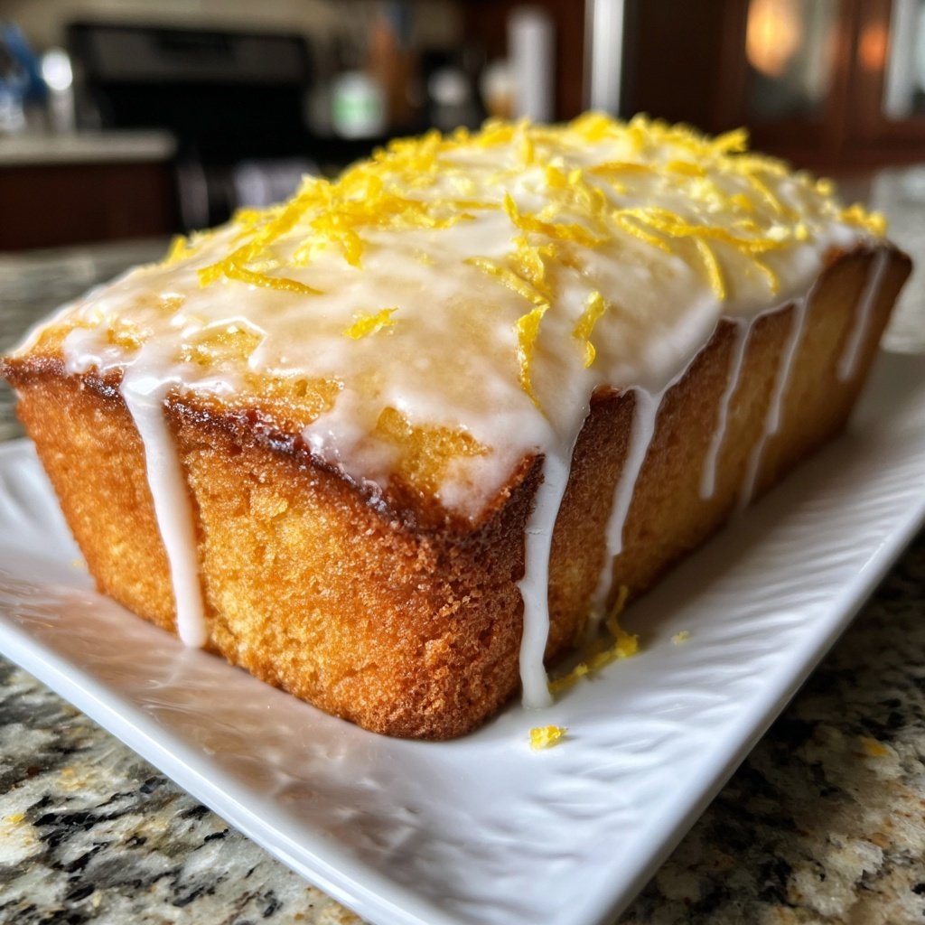 Limoncello Lemon Loaf Cake